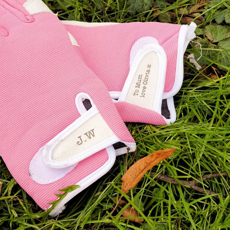 Personalised Leather Gardening Gloves: Gift for Gardeners | Personalized gifts for green fingers | Gifts for him | christmas Gardeners Gifts