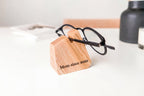 Professional Corporate Gift Personalized, Executive Desk Accessory, Custom Boss Gift, Wood Glasses Display