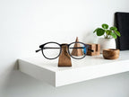 Professional Corporate Gift Personalized, Executive Desk Accessory, Custom Boss Gift, Wood Glasses Display