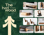 Professional Corporate Gift Personalized, Executive Desk Accessory, Custom Boss Gift, Wood Glasses Display